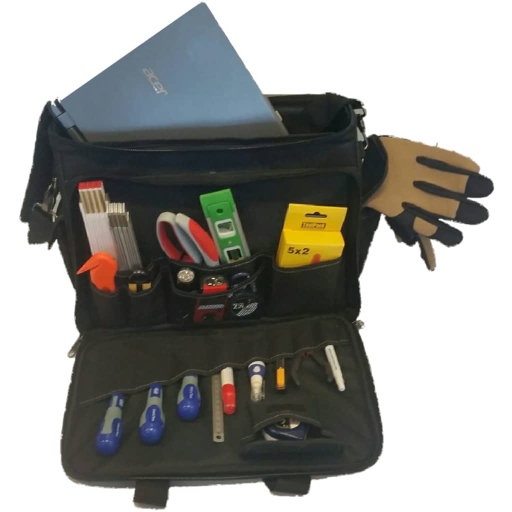 Toolpack accessory bag for tools, notebooks, tablets Multiplex 360.045