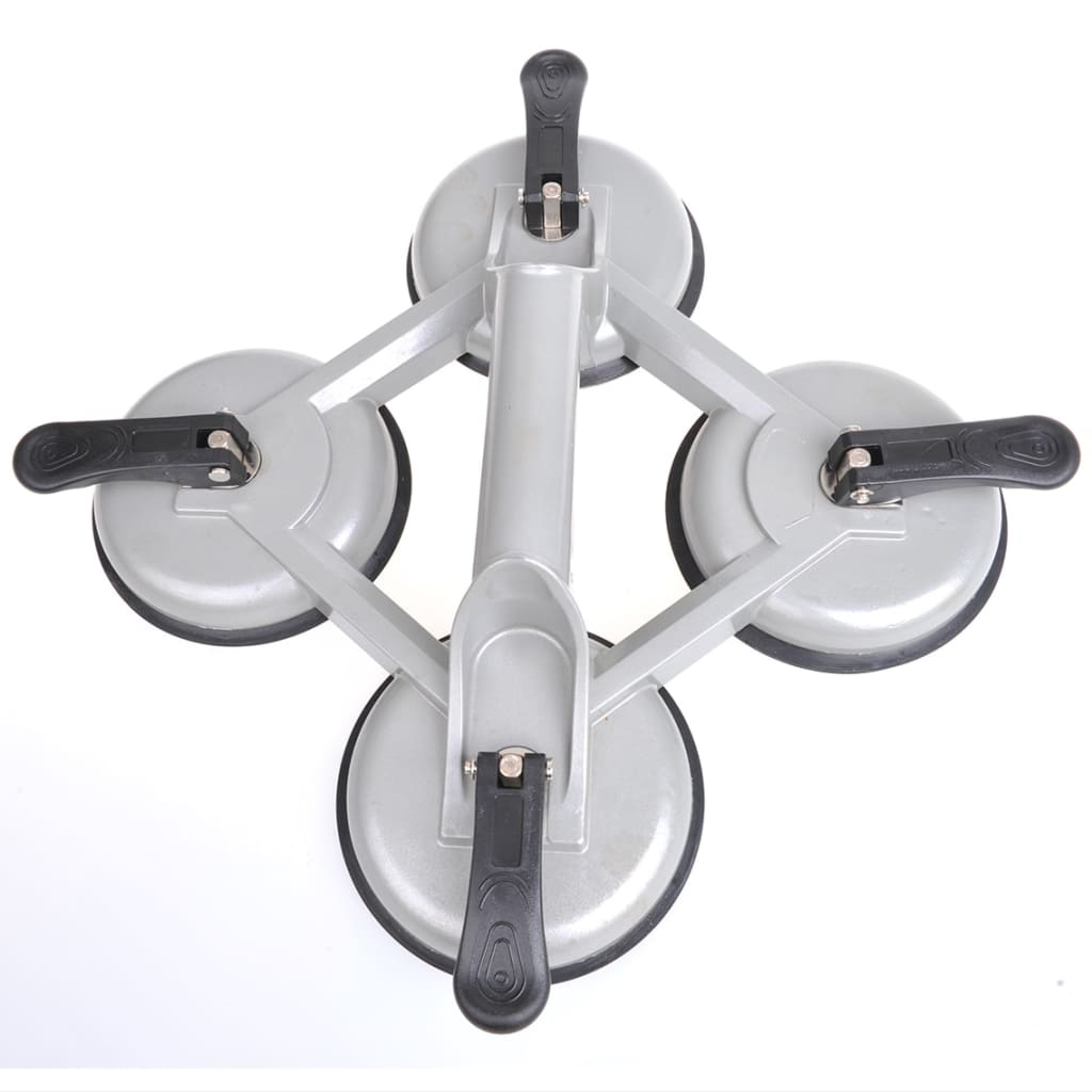 ProPlus vacuum lifter with 4 suction cups aluminum silver