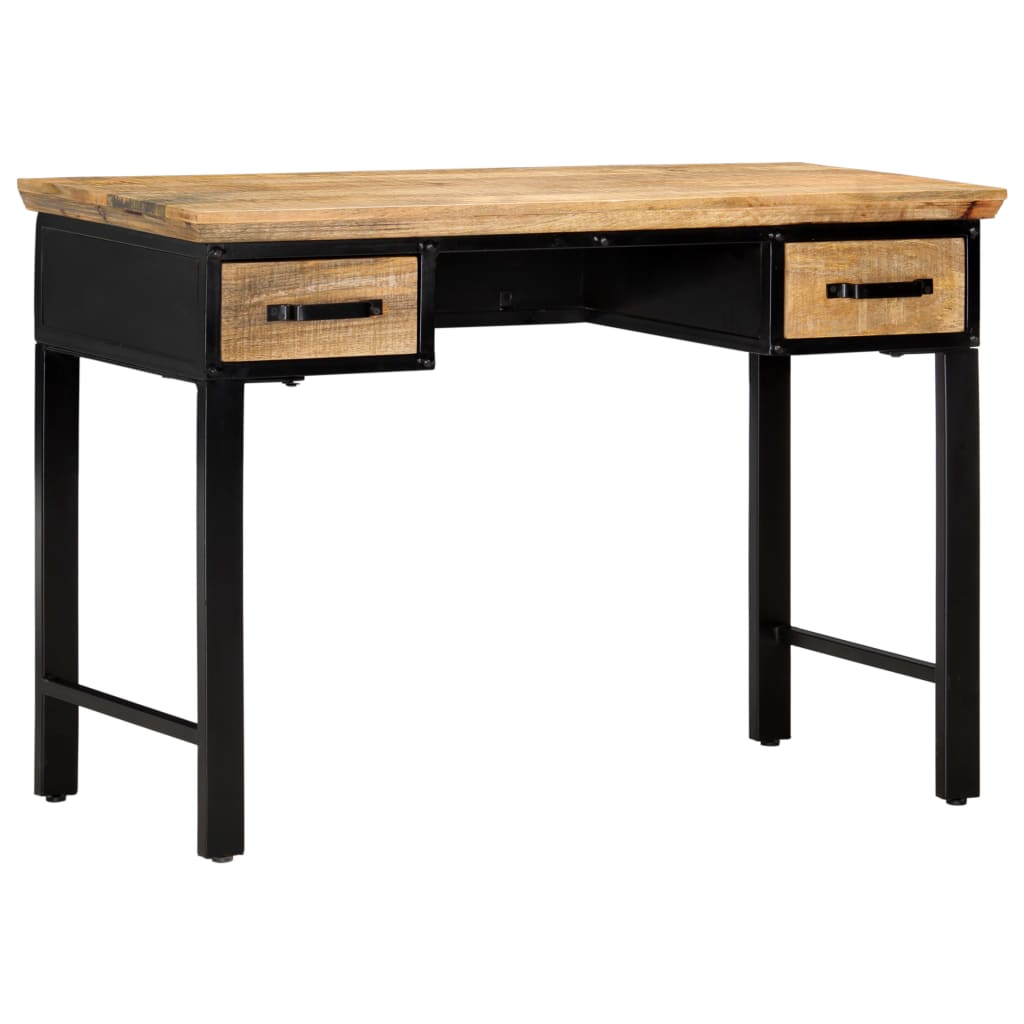 Desk 110 x 50 x 76 cm solid mango wood