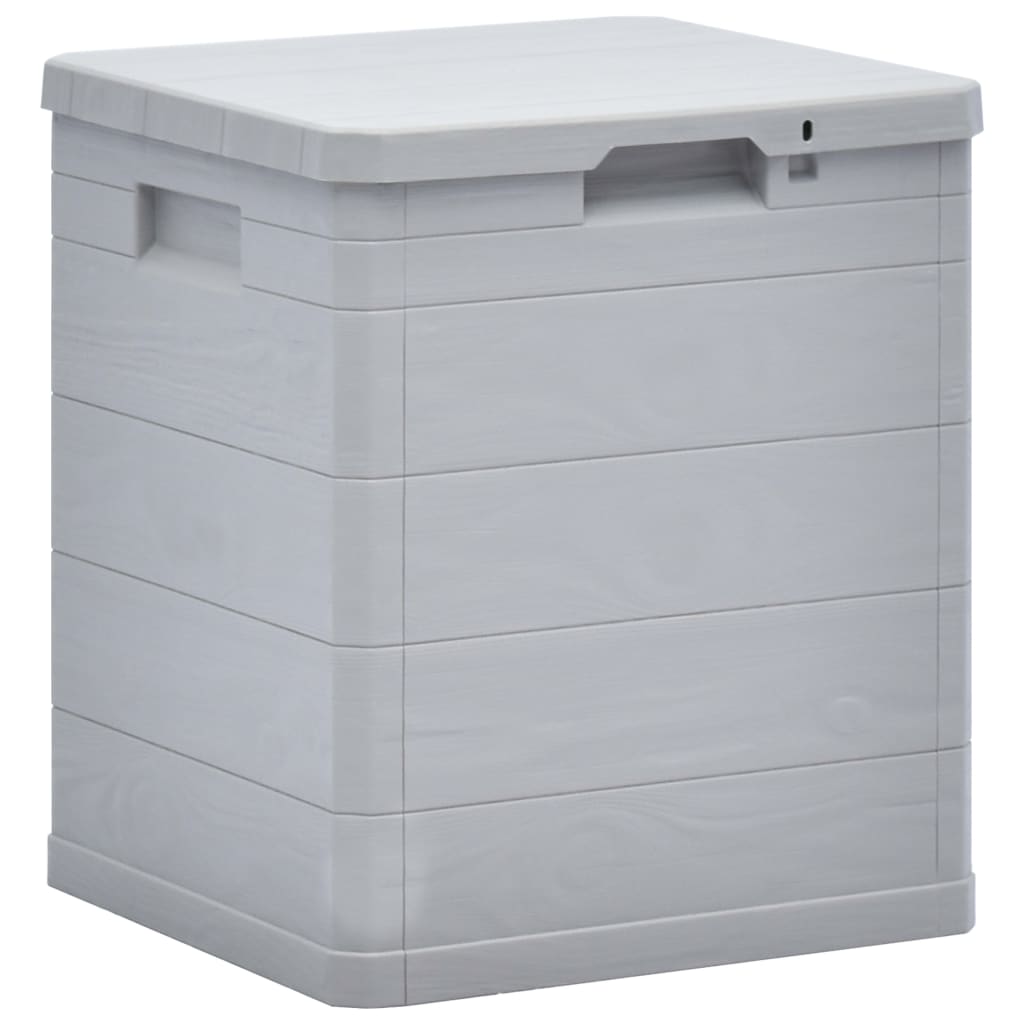 Garden storage box 90 L light gray
