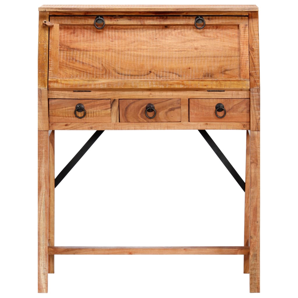 Desk 90×40×107 cm solid acacia wood