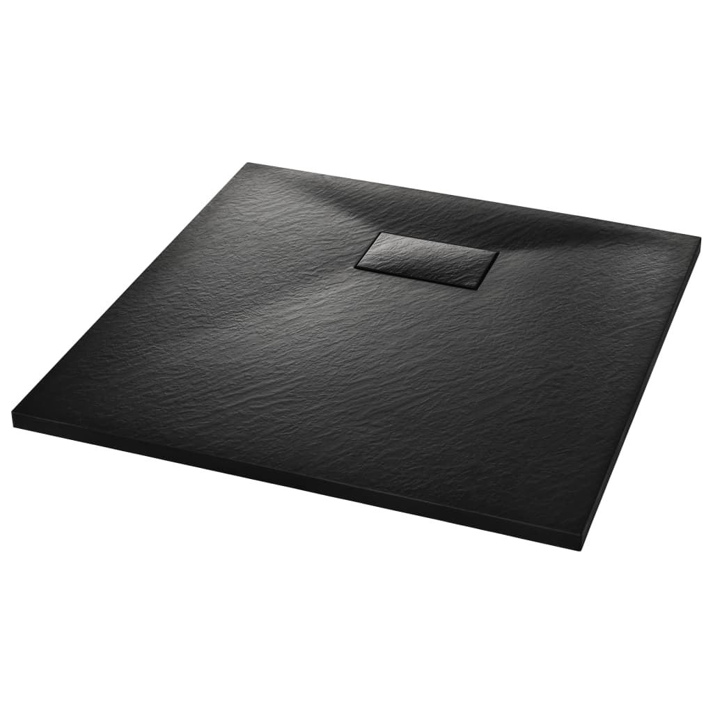 Shower tray SMC Black 80×80 cm