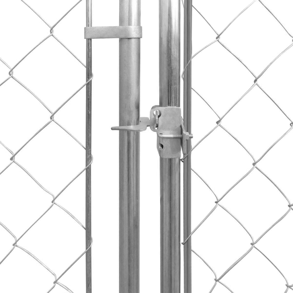 Outdoor dog kennel galvanized steel 950x570x185 cm