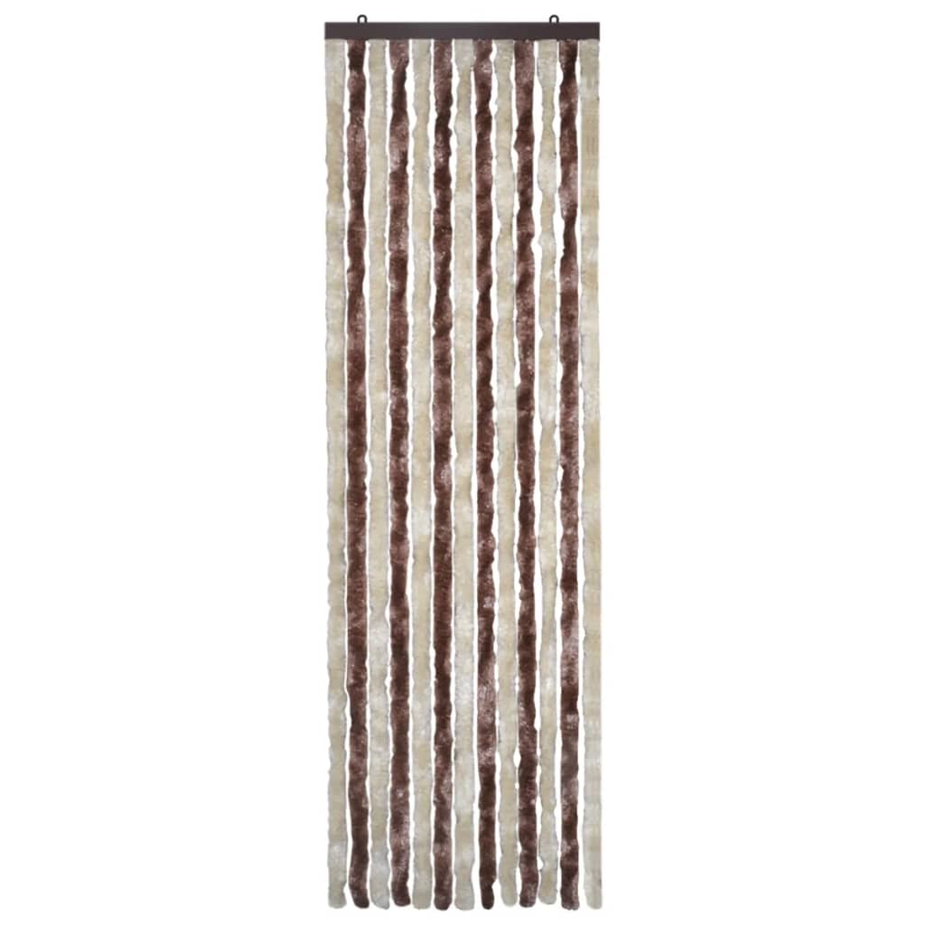 Insect protection curtain beige and light brown 56x185 cm chenille