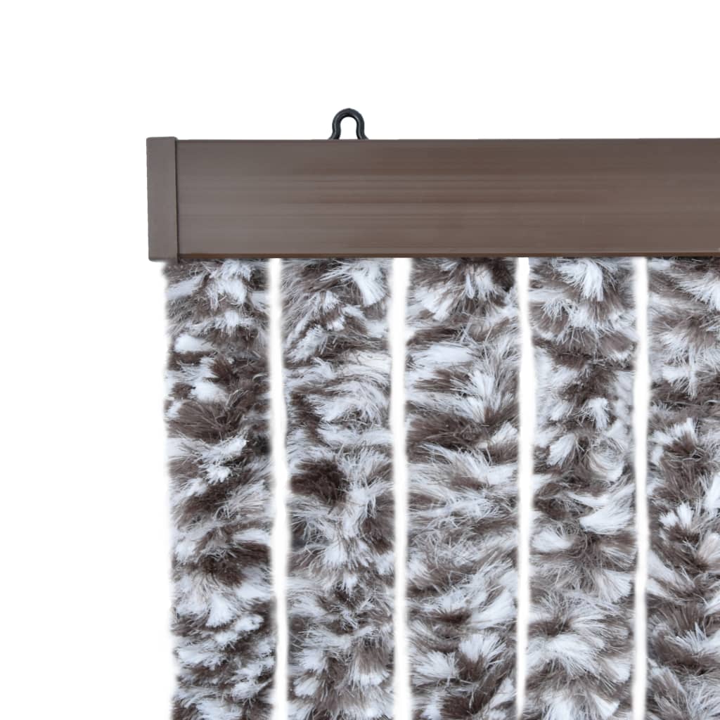Insect protection curtain brown and beige 100x220 cm chenille