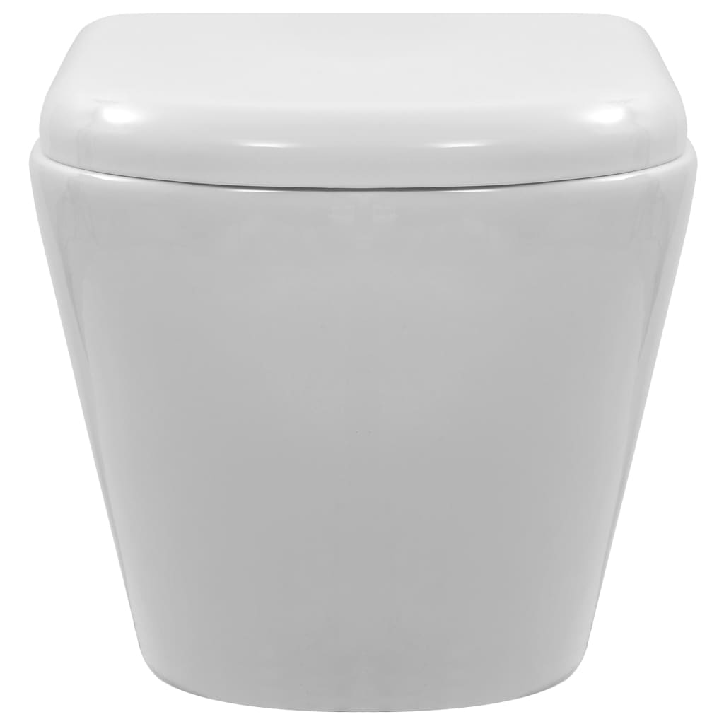Wand-WC ohne Spülrand Keramik Weiß