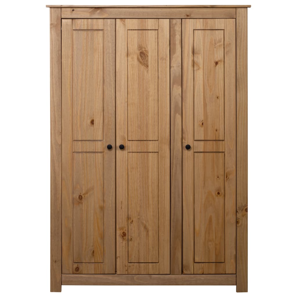 Wardrobe 3 doors 118×50×171.5 cm pine Panama series