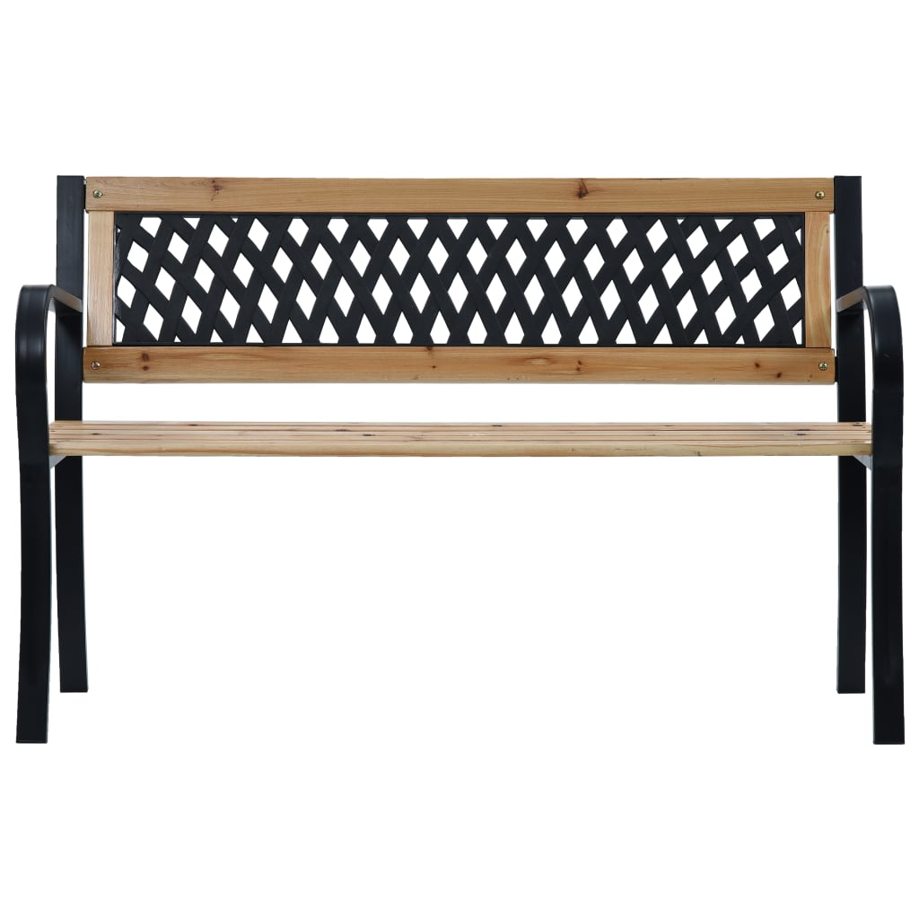 Garden bench 120 cm wood