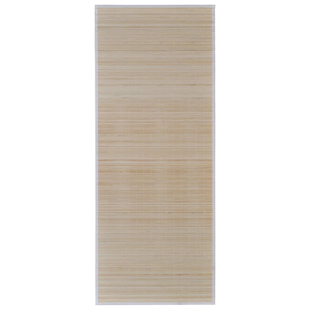 Bambusteppiche 4 Stk. Rechteckig Natur 120x180 cm