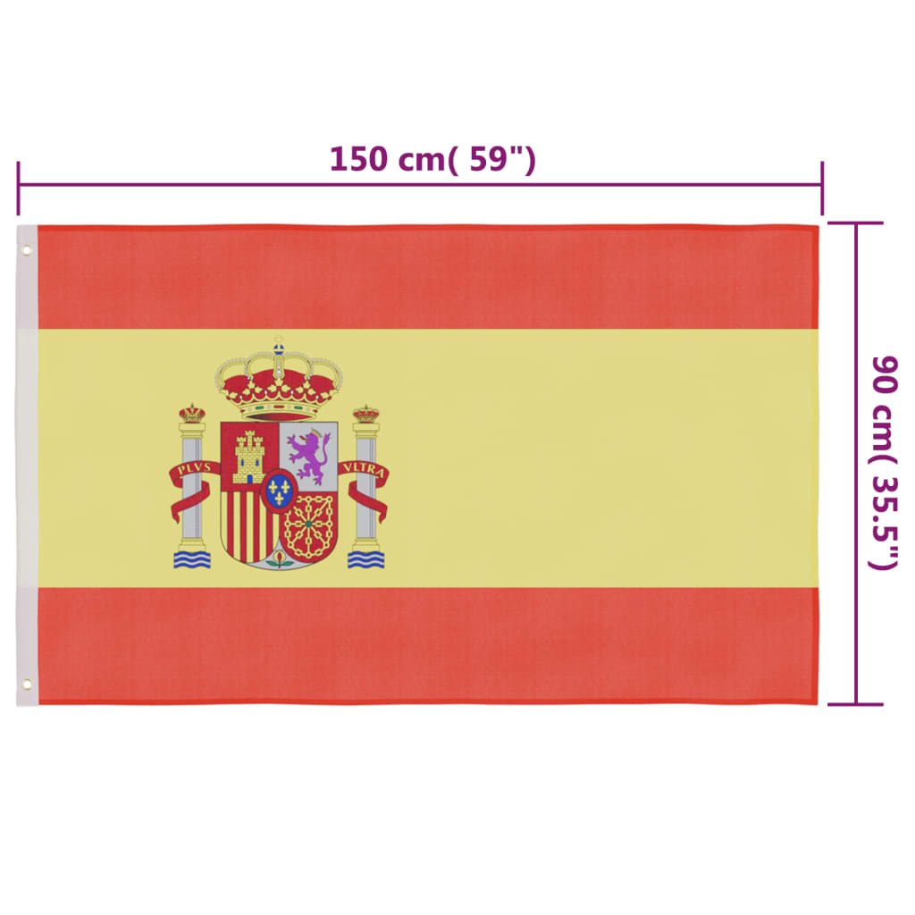 Flag of Spain 90 x 150 cm