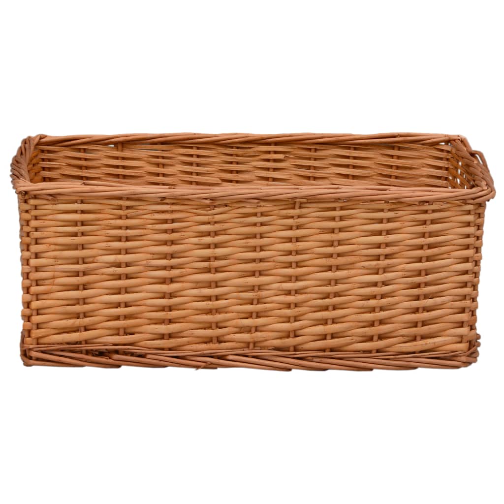 4 pcs. Basket set nestable brown wicker