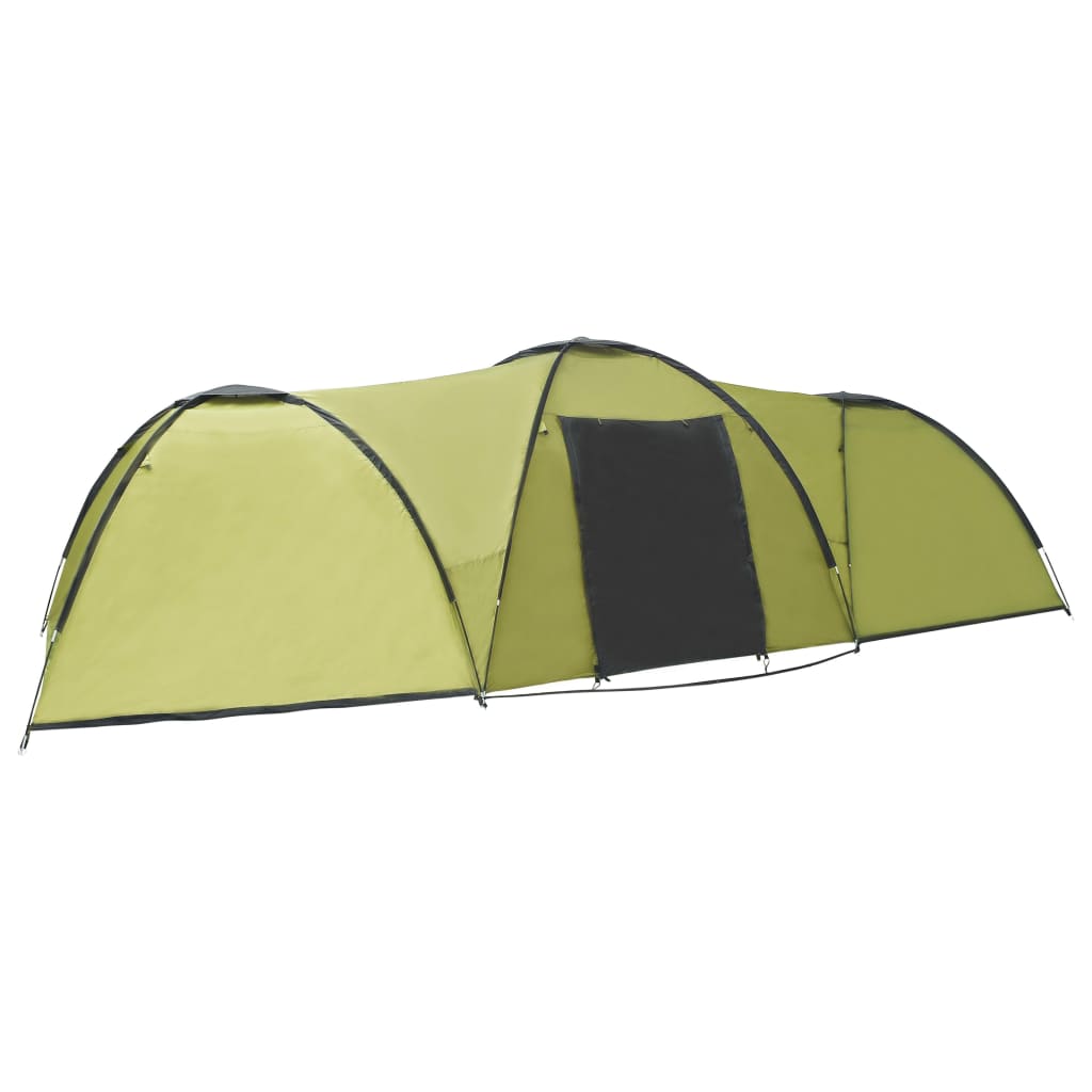 Camping igloo tent 650×240×190 cm 8 people green
