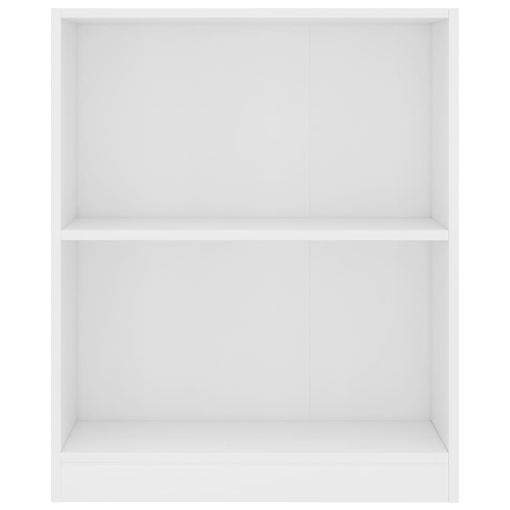 Bücherregal Weiß 60x24x74,5 cm Holzwerkstoff