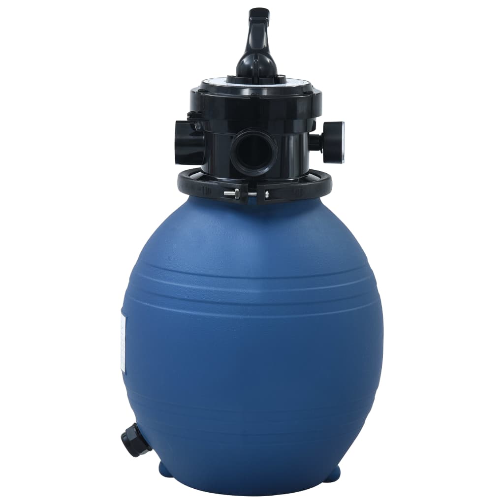 Pool sand filter with 4-way valve blue 300 mm