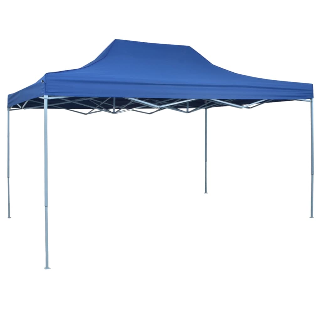 Professional party tent foldable 3x4 m steel blue