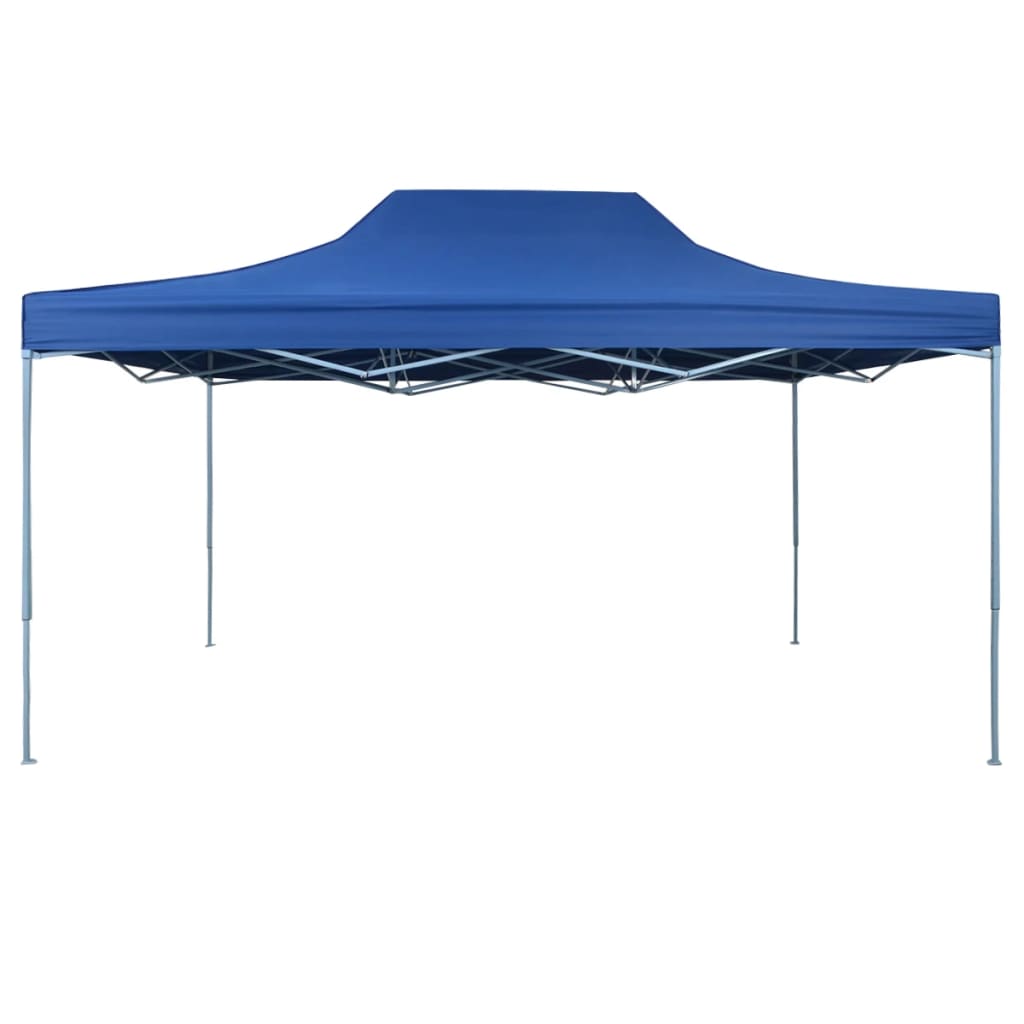 Professional party tent foldable 3x4 m steel blue