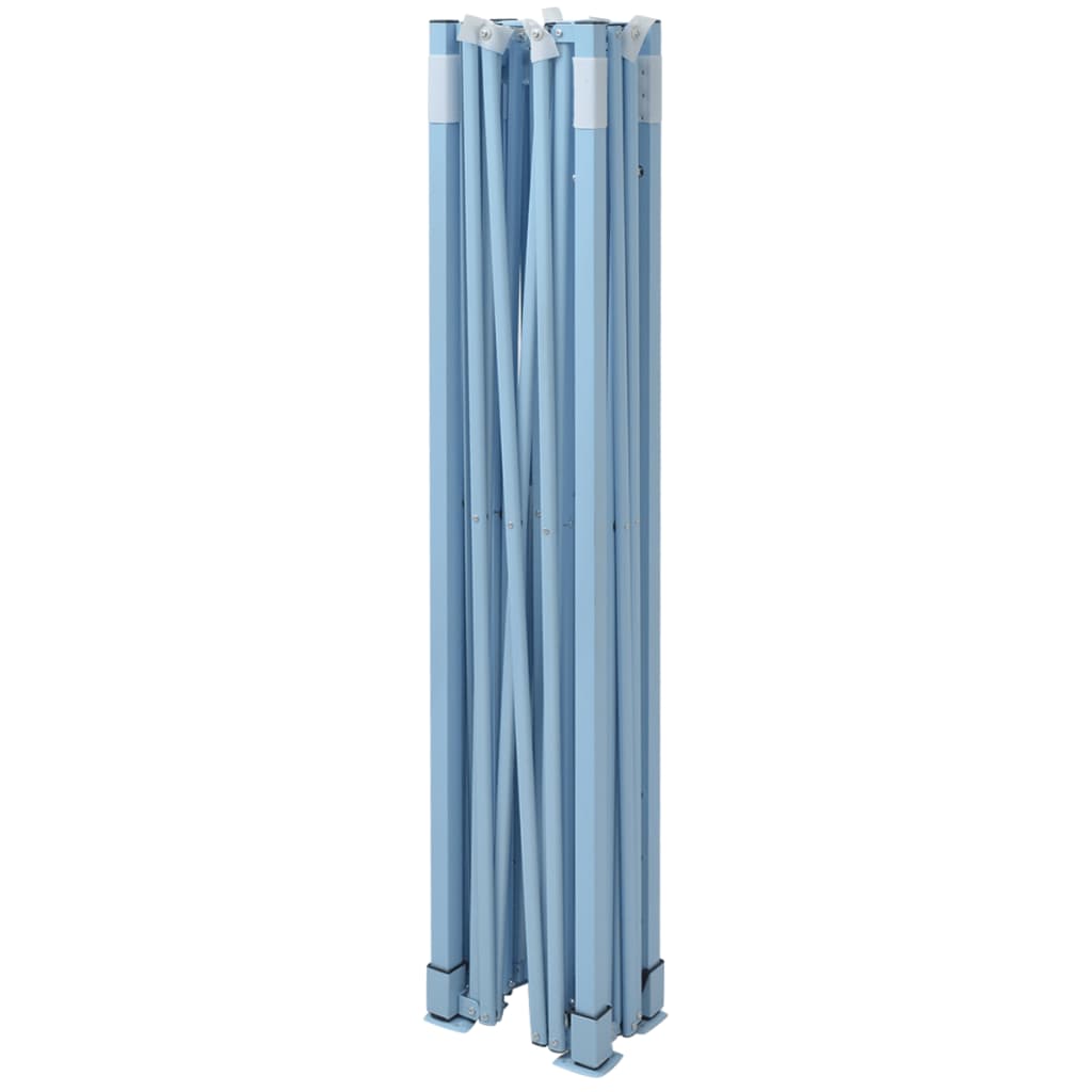 Profi-Partyzelt Faltbar 3×4 m Stahl Blau