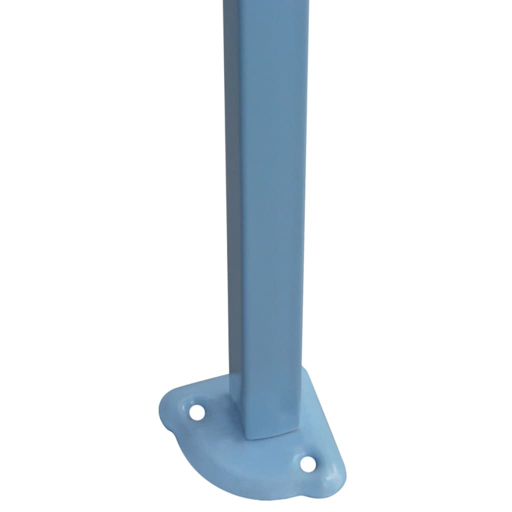 Profi-Partyzelt Faltbar 3×4 m Stahl Blau