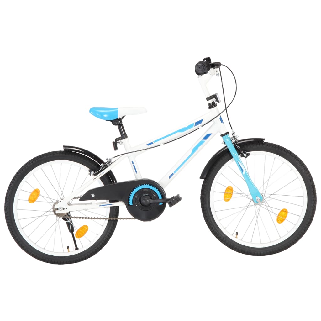 Children's bike 20 inch blue and white