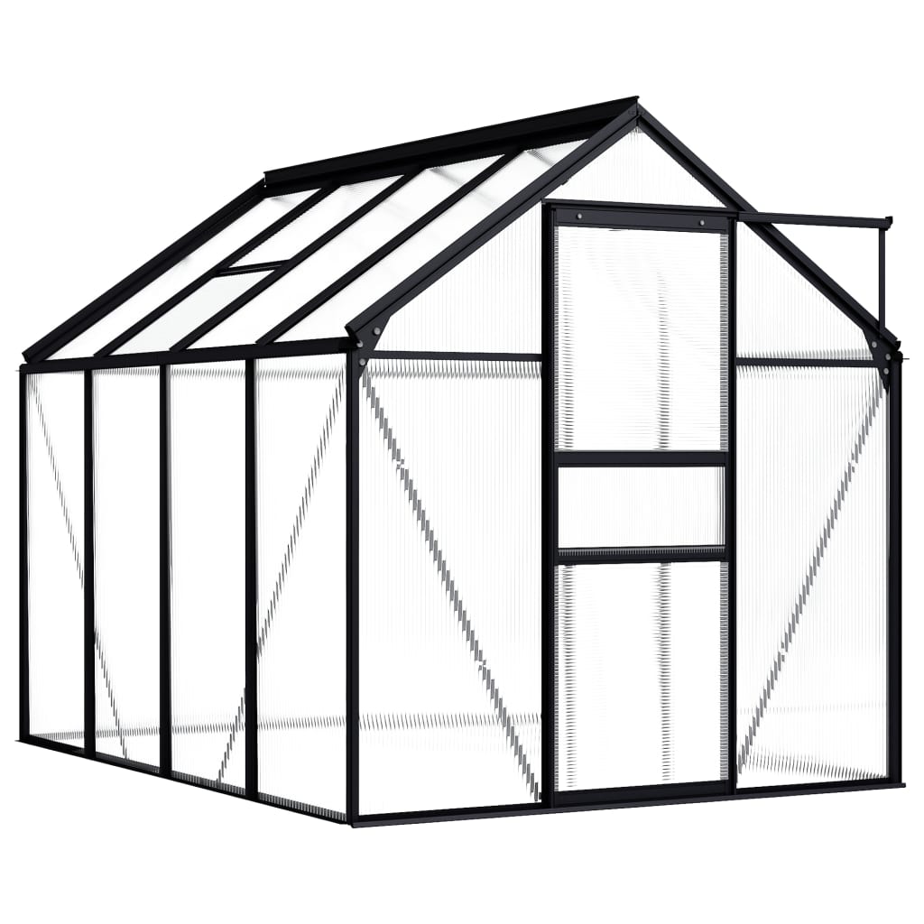 Greenhouse anthracite aluminum 4.75 m²