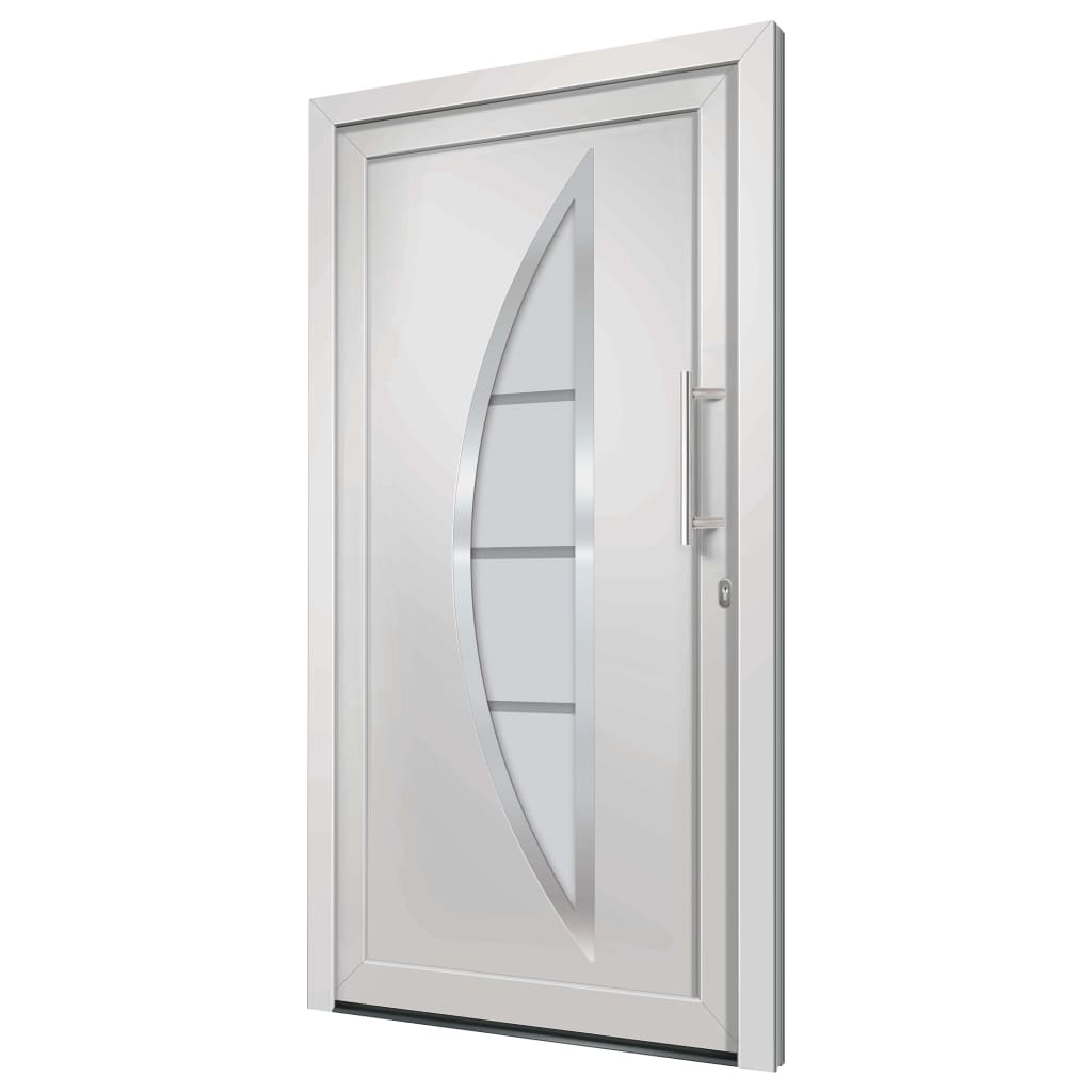 Front door white 88x200 cm