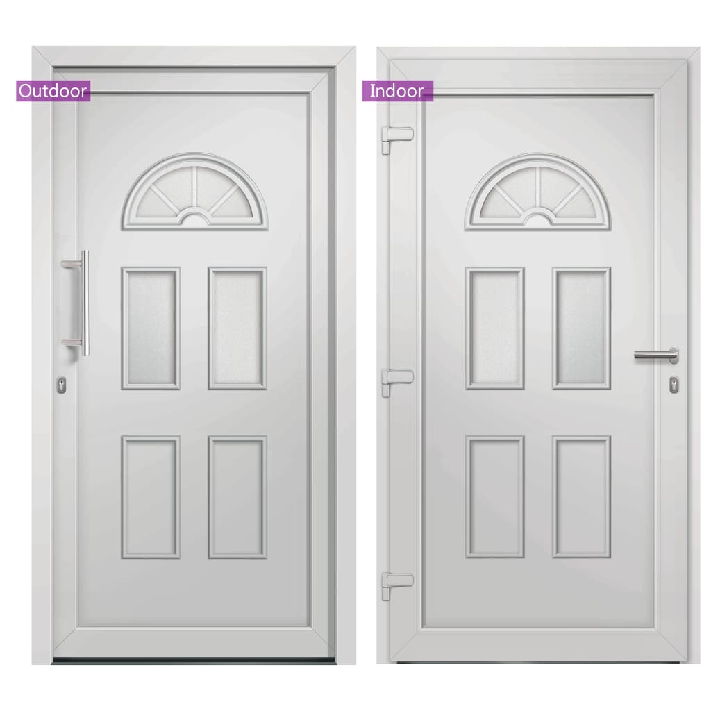 Front door white 98x198 cm
