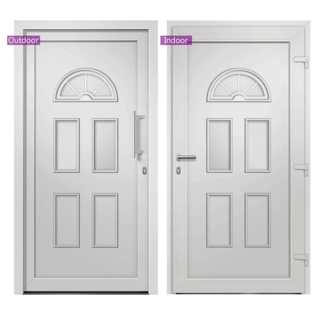 Front door white 88x190 cm