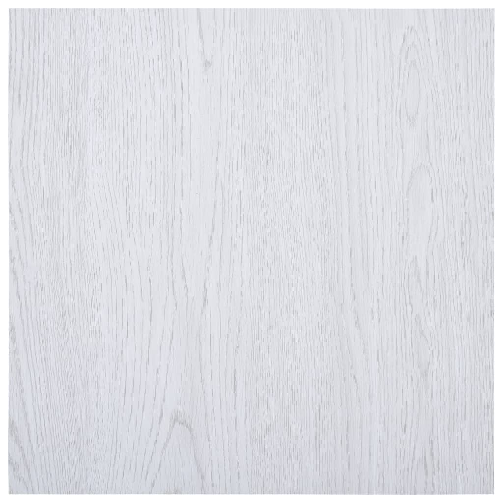 Laminat Dielen Selbstklebend 5,11 m² PVC Weiß