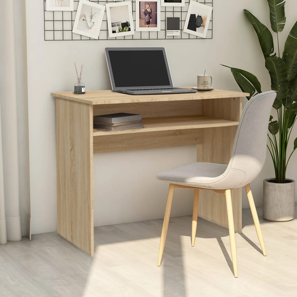 Schreibtisch Sonoma-Eiche 90x50x74 cm Holzwerkstoff