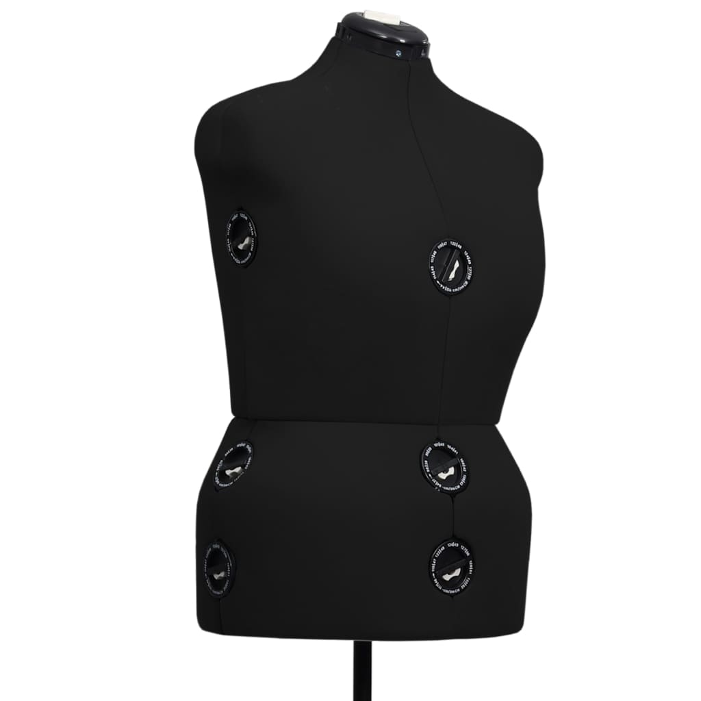 Tailor's dummy adjustable female black L size 44-50