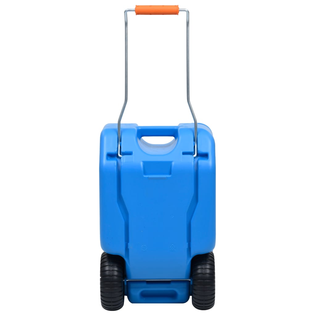 Camping-Wassertank mit Rollen 25 L Blau