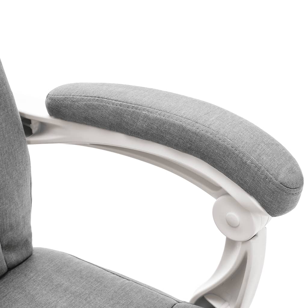 Massage office chair gray fabric