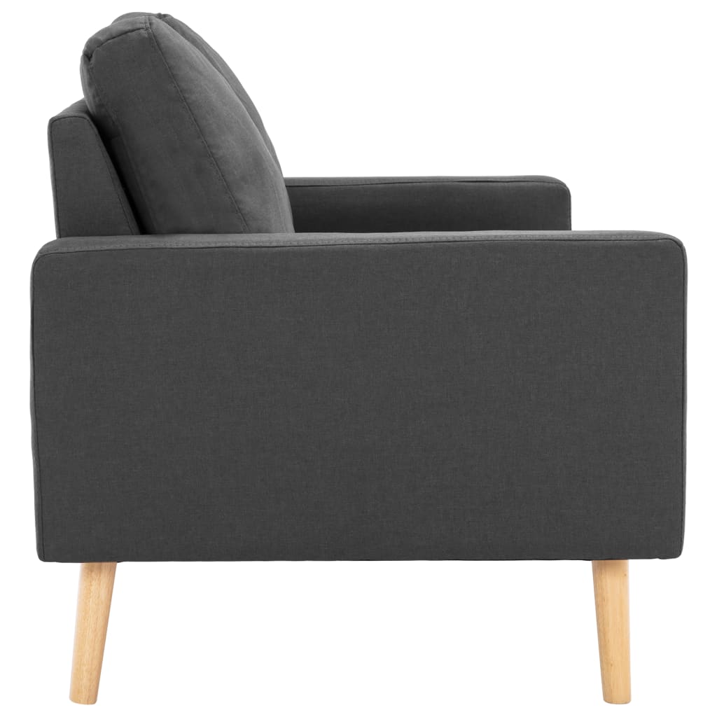 3 seater sofa dark gray fabric