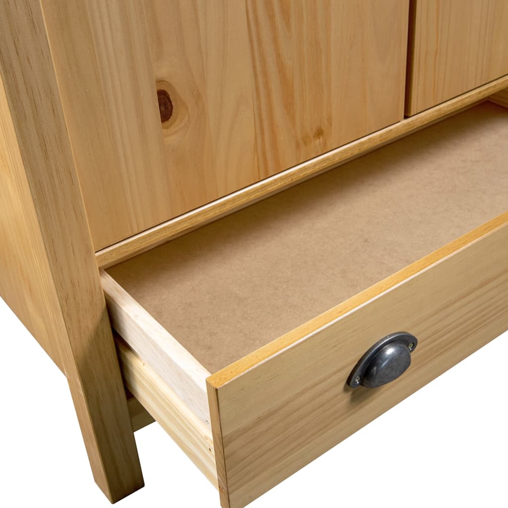 Wardrobe with 2 doors Hill 89x50x170 cm solid pine wood