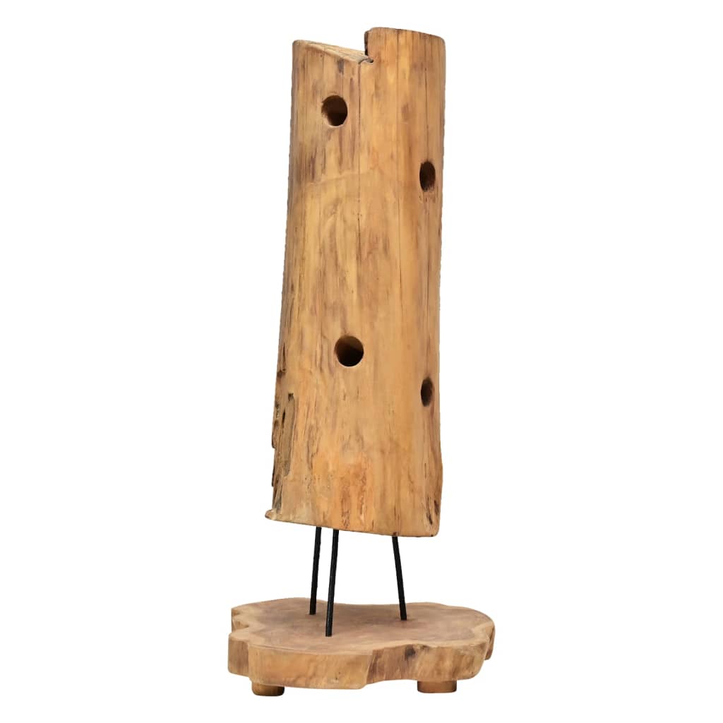 Wine stand for 8 bottles 40x30x80 cm solid teak wood