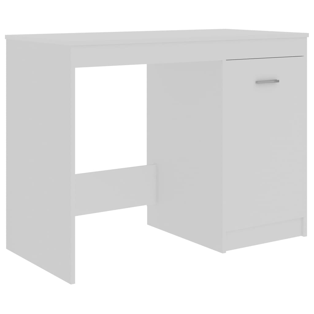 Desk white 100×50×76 cm wood material