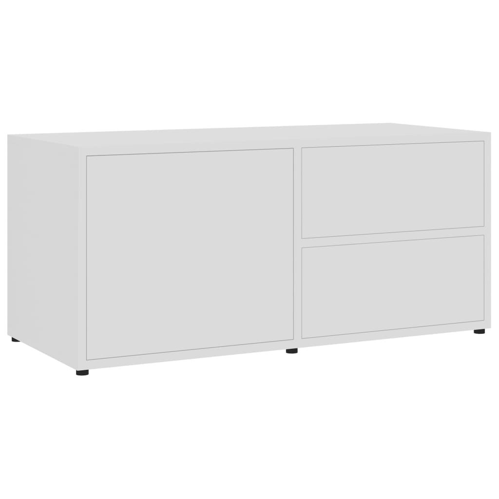 TV-Schrank Weiß 80x34x36 cm Holzwerkstoff