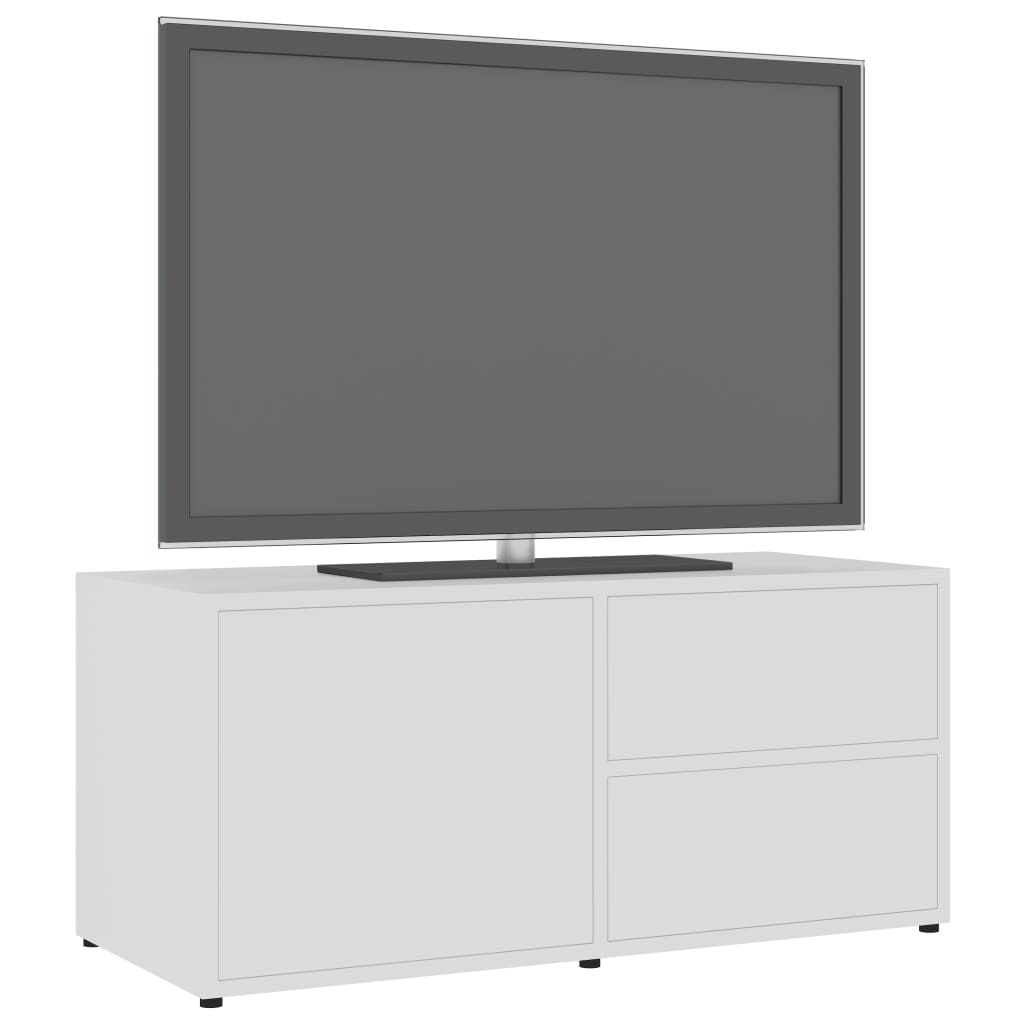 TV-Schrank Weiß 80x34x36 cm Holzwerkstoff