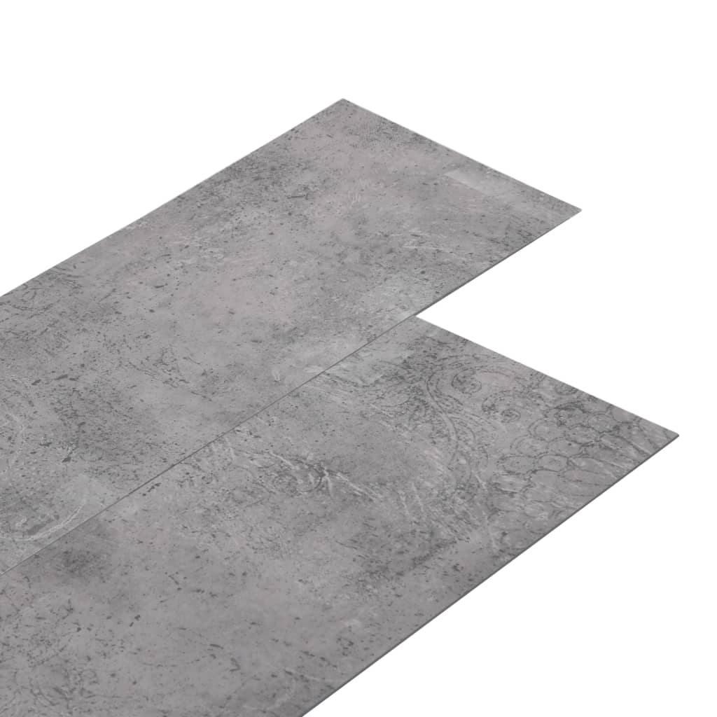 PVC-Laminat Nicht Selbstklebend 5,26 m² 2 mm Zementbraun