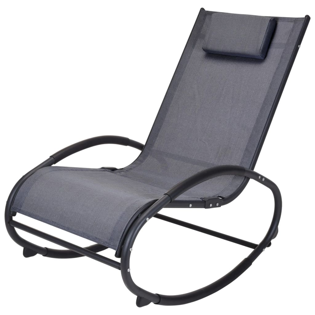 ProGarden rocking chair dark gray