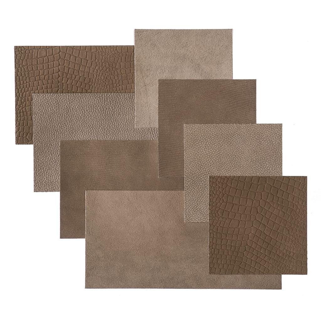 WallArt Leather Wall Panels Caine 32 pcs. Brown