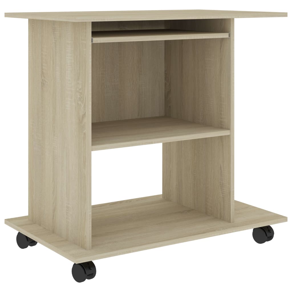 Schreibtisch Sonoma-Eiche 80x50x75 cm Holzwerkstoff