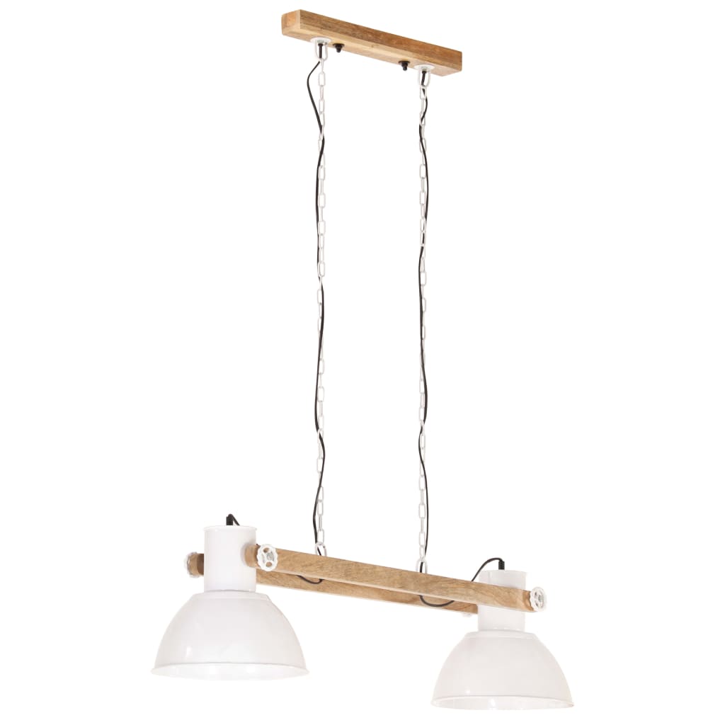 Hanging lamp industrial style 25 W white 109 cm E27