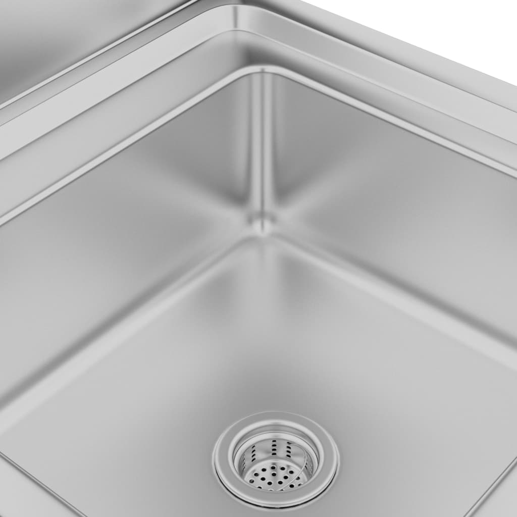 Gastro sink base cabinet 60x60x96 cm stainless steel