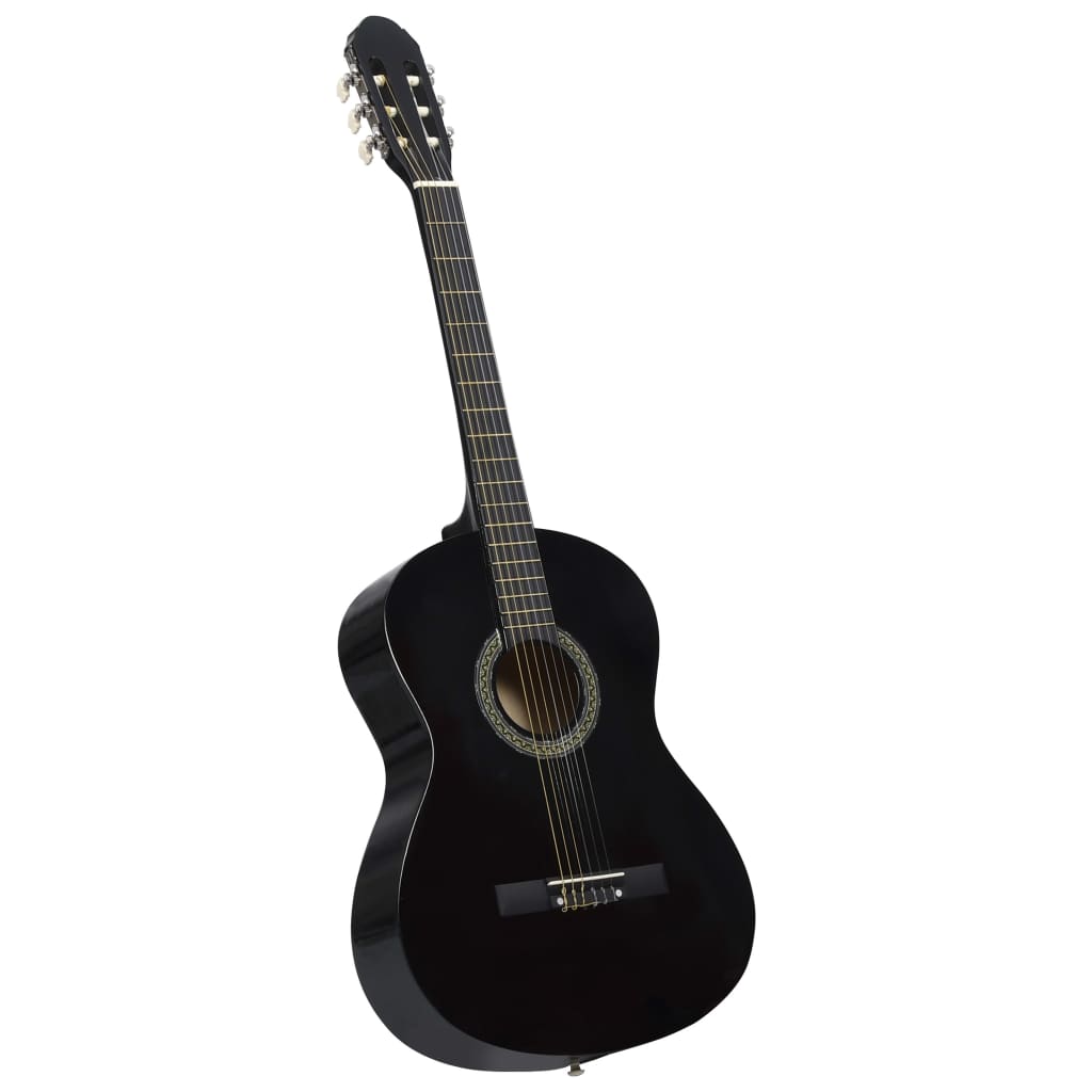 Classical Guitar for Beginners with Bag Black 4/4 39"