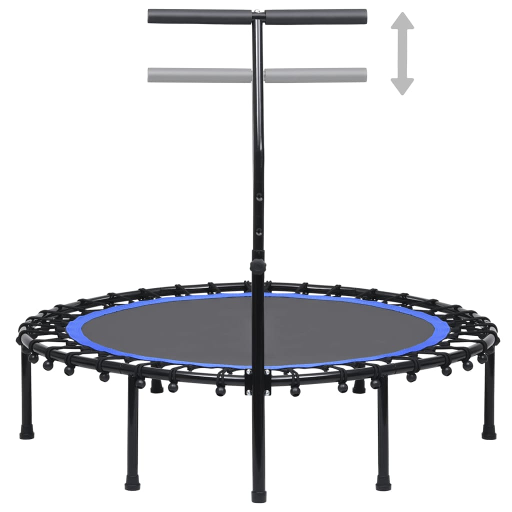 Fitness trampoline with handle 122 cm