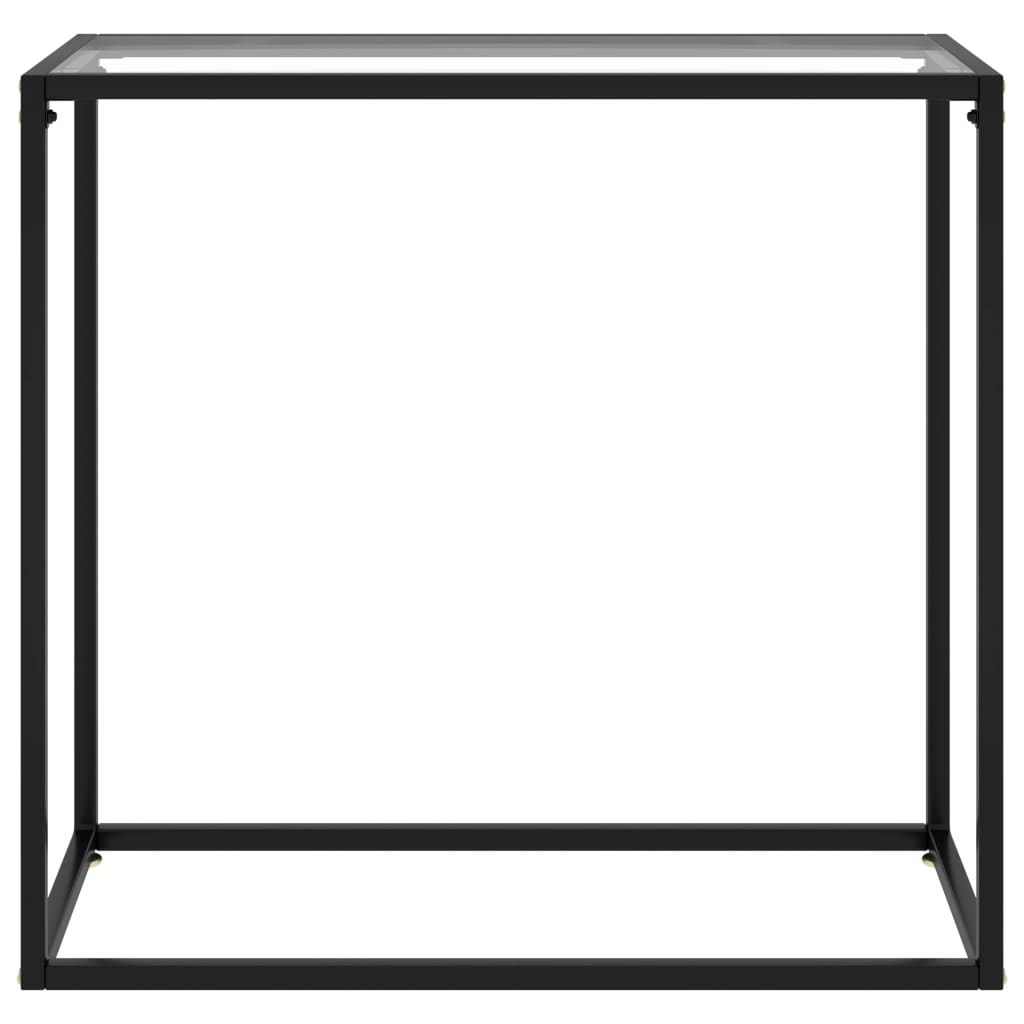 Konsolentisch Transparent 80x35x75 cm Hartglas