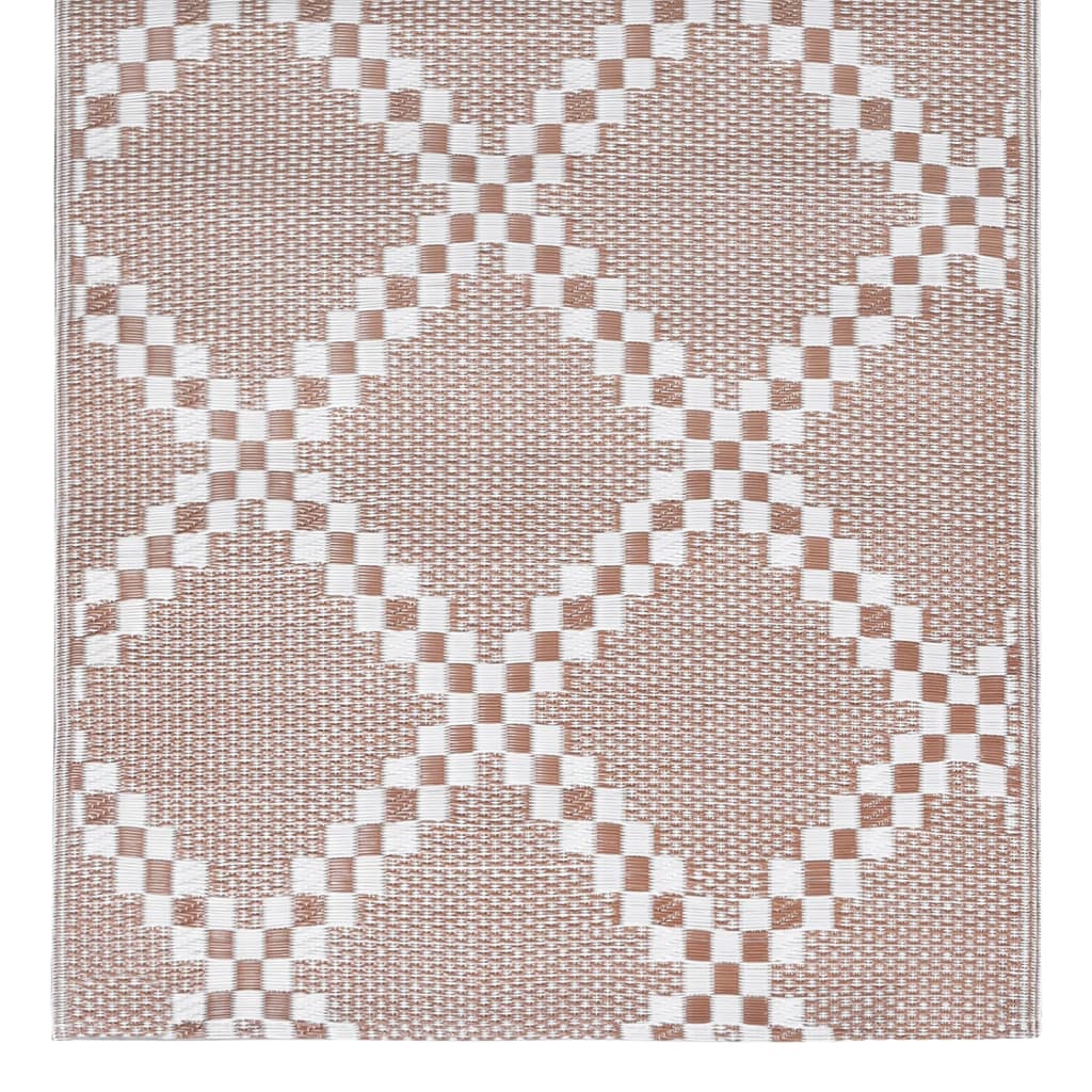 Outdoor carpet brown 160x230 cm PP