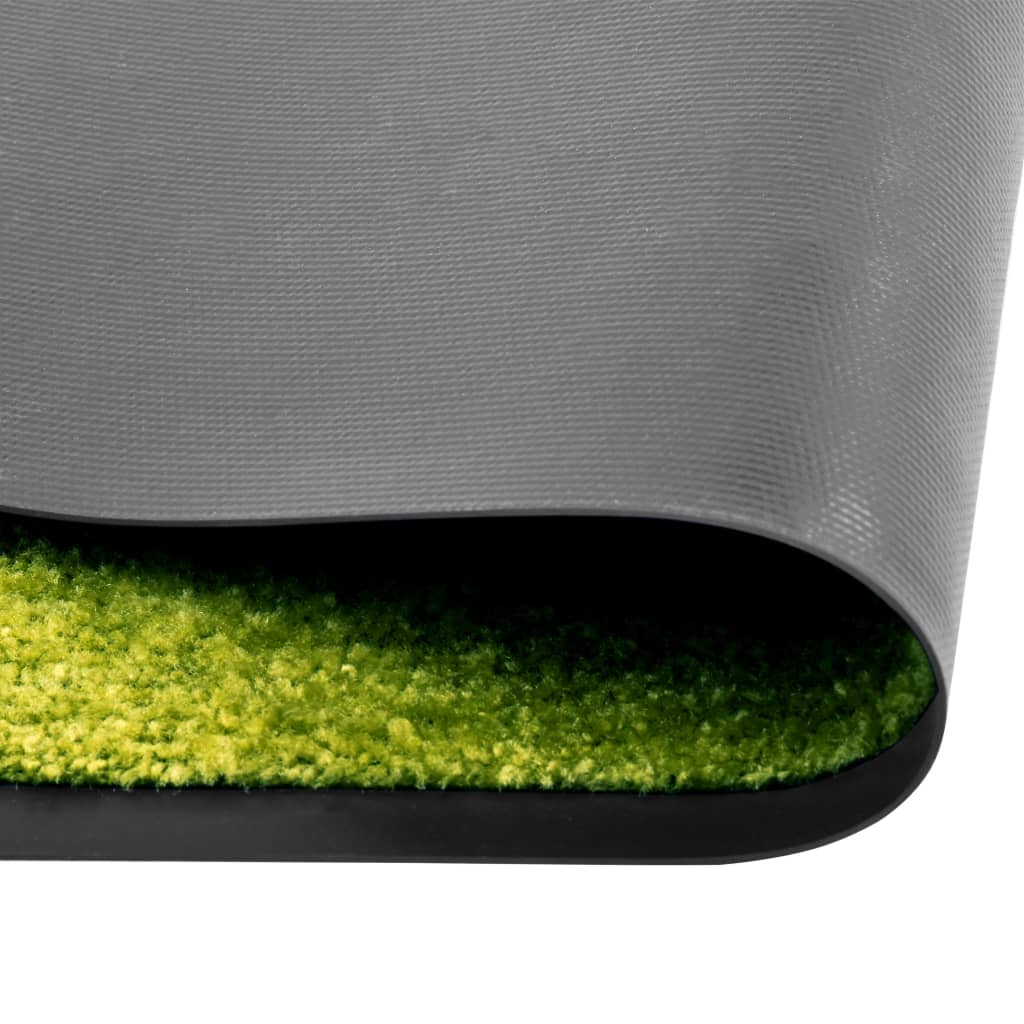 Doormat washable green 40x60 cm
