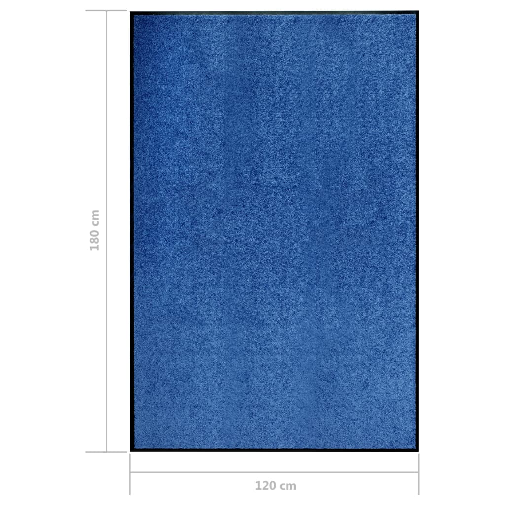 Fußmatte Waschbar Blau 120x180 cm